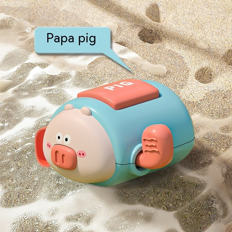Clockwork Bath Toys β Fun Wind-Up Water Toys for Kids Blue Pig