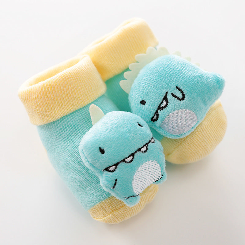 Baby Socks – Soft Cotton Anti-Slip Socks for Infants Green