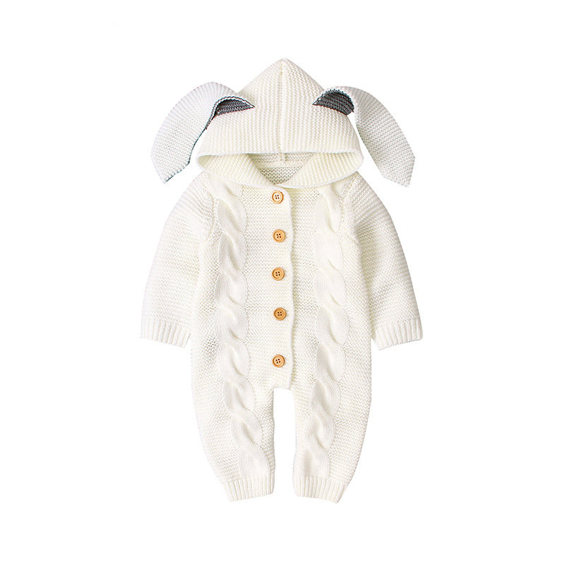 Baby Knitted Romper – Soft Warm One-Piece Outfit