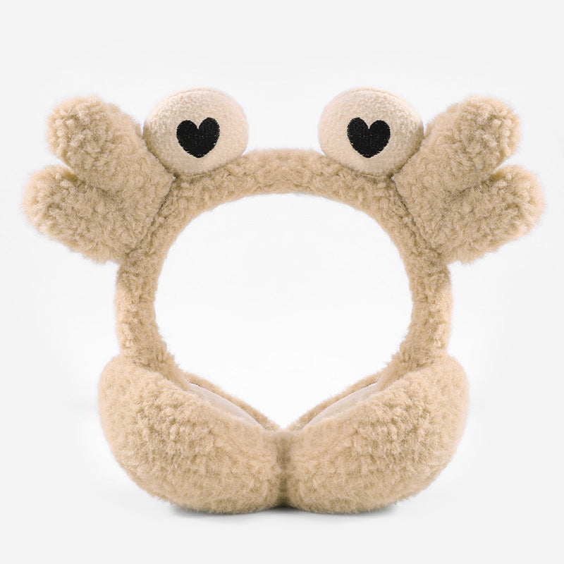 Children's Earmuffs – Velvet Windproof Winter Warmers Camel