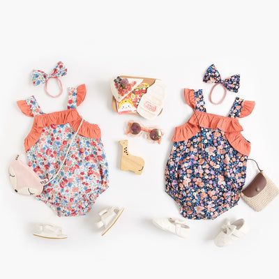 Baby Cotton Floral Bodysuit – Casual Fashion Wear