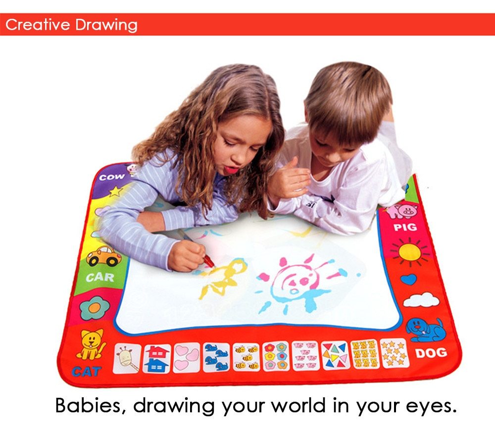Water Drawing Play Mat – Magic Pen Doodle Board for Kids