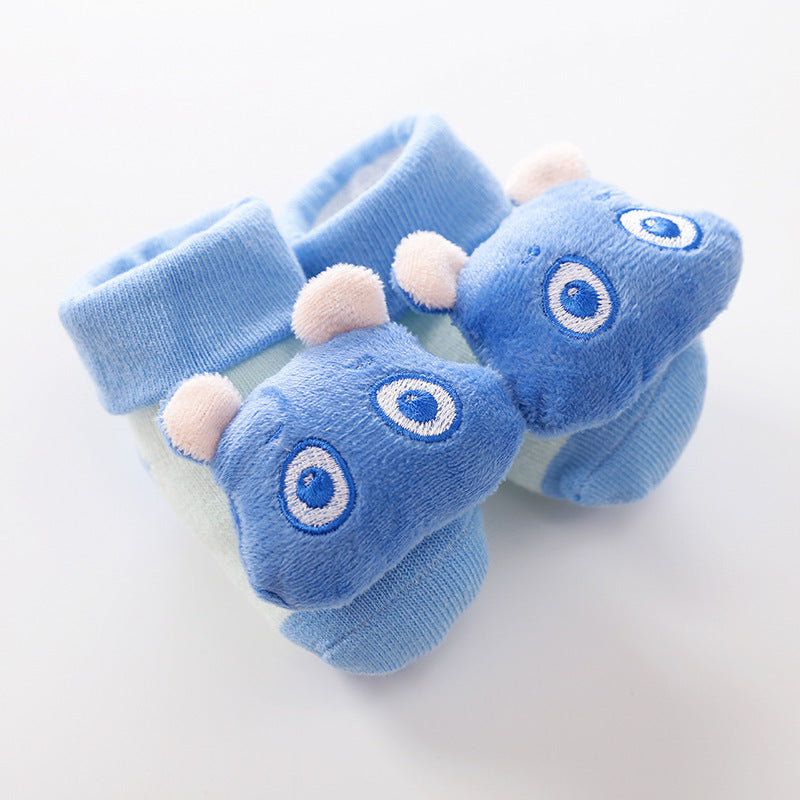 Baby Socks – Soft Cotton Anti-Slip Socks for Infants Blue