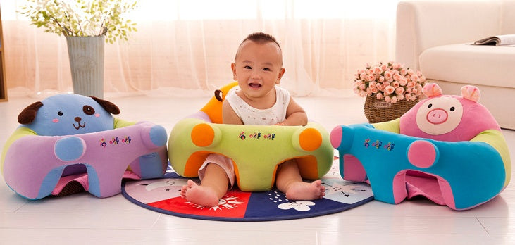 Baby Bean Bag Chair – Washable Cartoon Sofa Cover (No Filling)