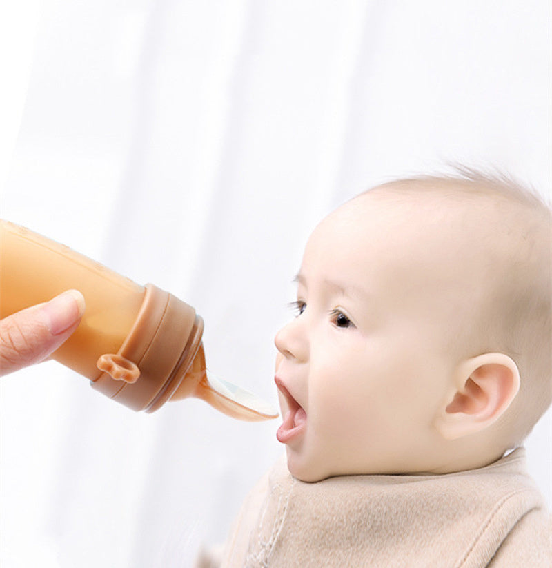 Rice Cereal Feeding Bottle – Baby Spoon Food Feeder