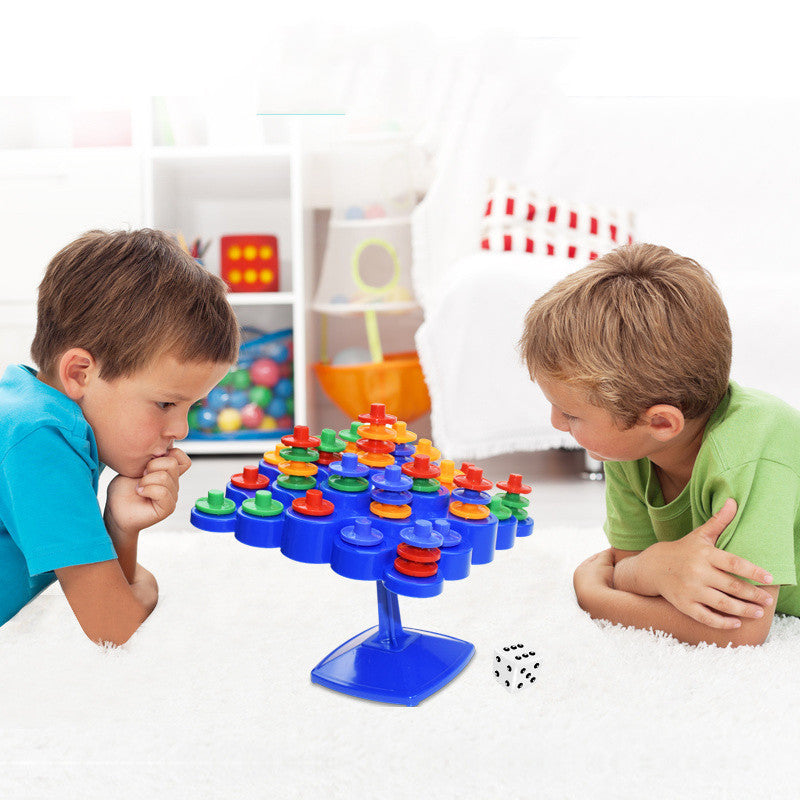 Balance Stacking Board Game – Montessori Turntable Toy