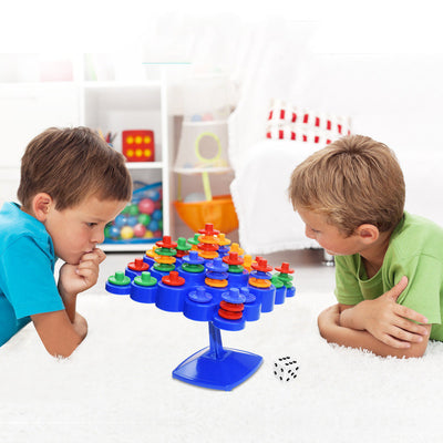 Balance Stacking Board Game – Montessori Turntable Toy