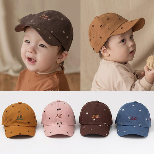 Baby Baseball Caps – Soft Cotton Adjustable Sun Hats