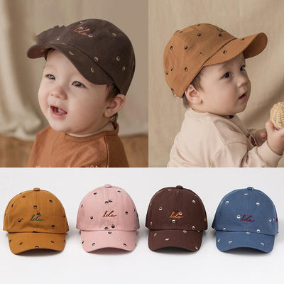 Baby Baseball Caps – Soft Cotton Adjustable Sun Hats