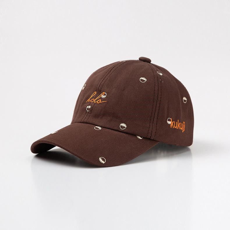 Baby Baseball Caps – Soft Cotton Adjustable Sun Hats Brown