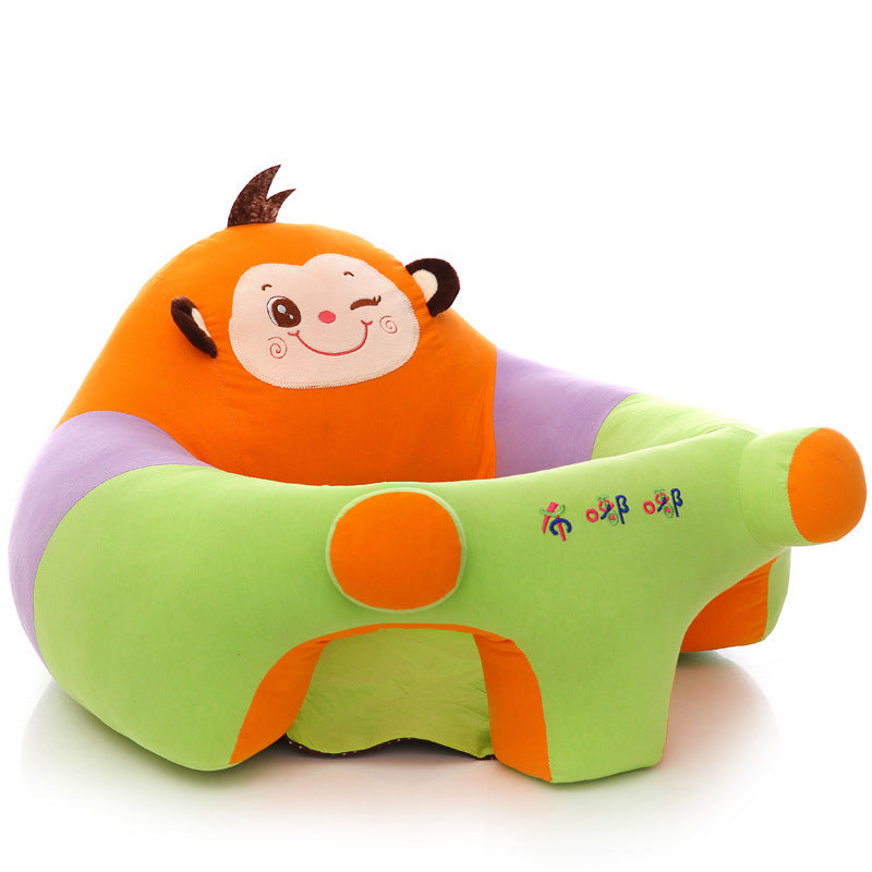Baby Bean Bag Chair – Washable Cartoon Sofa Cover (No Filling) Monkey