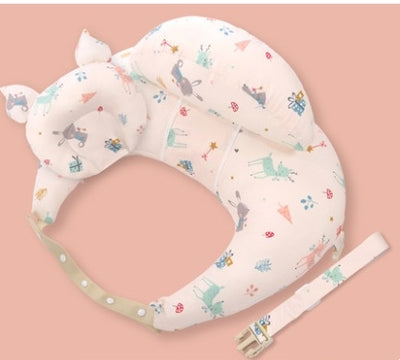 Nursing Pillow – Adjustable Maternity Breastfeeding Cushion White with pillow