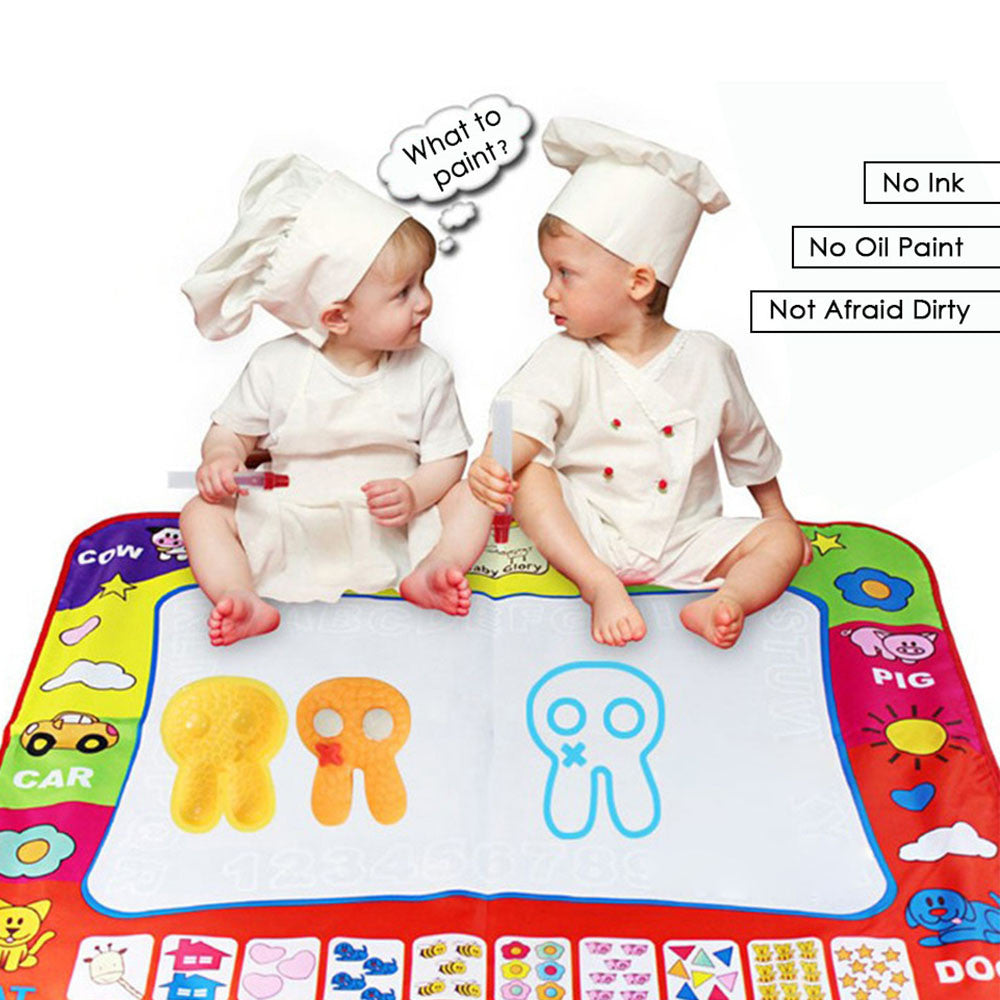 Water Drawing Play Mat – Magic Pen Doodle Board for Kids