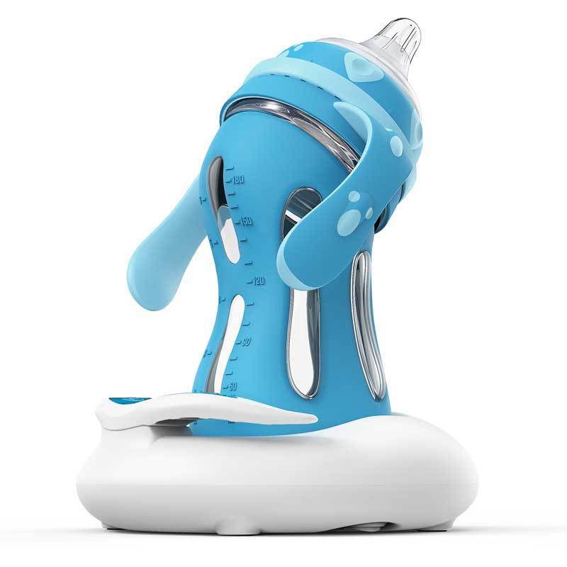 Glass Baby Bottle – Drop-Resistant Milk & Water Bottle Style F