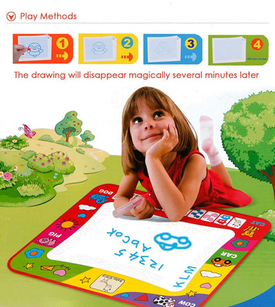 Water Drawing Play Mat – Magic Pen Doodle Board for Kids