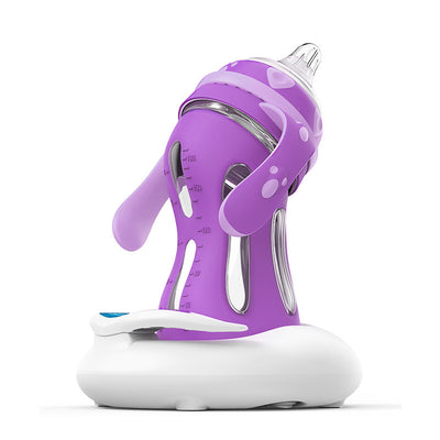 Glass Baby Bottle – Drop-Resistant Milk & Water Bottle Style E