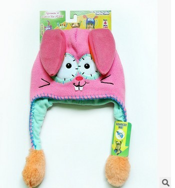 Baby Plush Hat – Soft Winter Warm Hat for Infants Rabbit