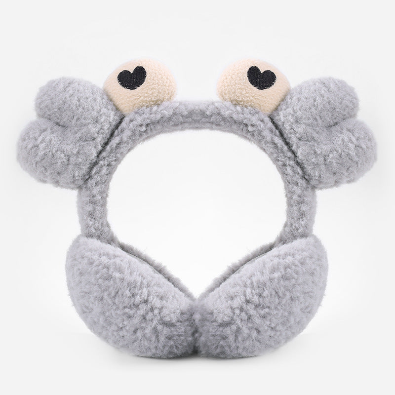 Children's Earmuffs – Velvet Windproof Winter Warmers Grey