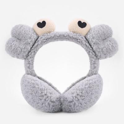 Children's Earmuffs – Velvet Windproof Winter Warmers Grey