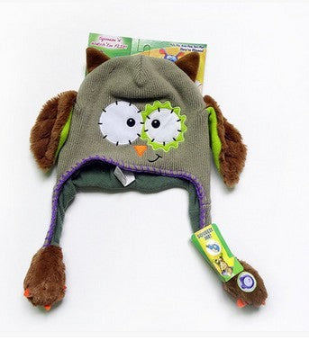 Baby Plush Hat – Soft Winter Warm Hat for Infants Owl