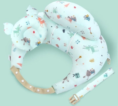 Nursing Pillow – Adjustable Maternity Breastfeeding Cushion Grren with pillow