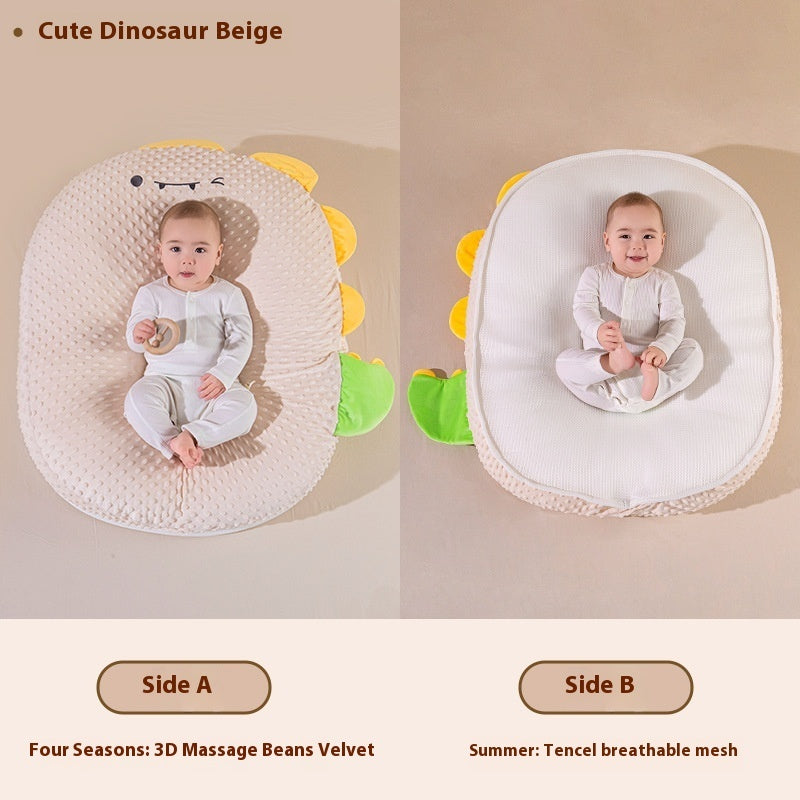 Baby Sleep Ramp – Anti-Spill Feeding Slope Nursing Pillow Dinosaur Rice Bean