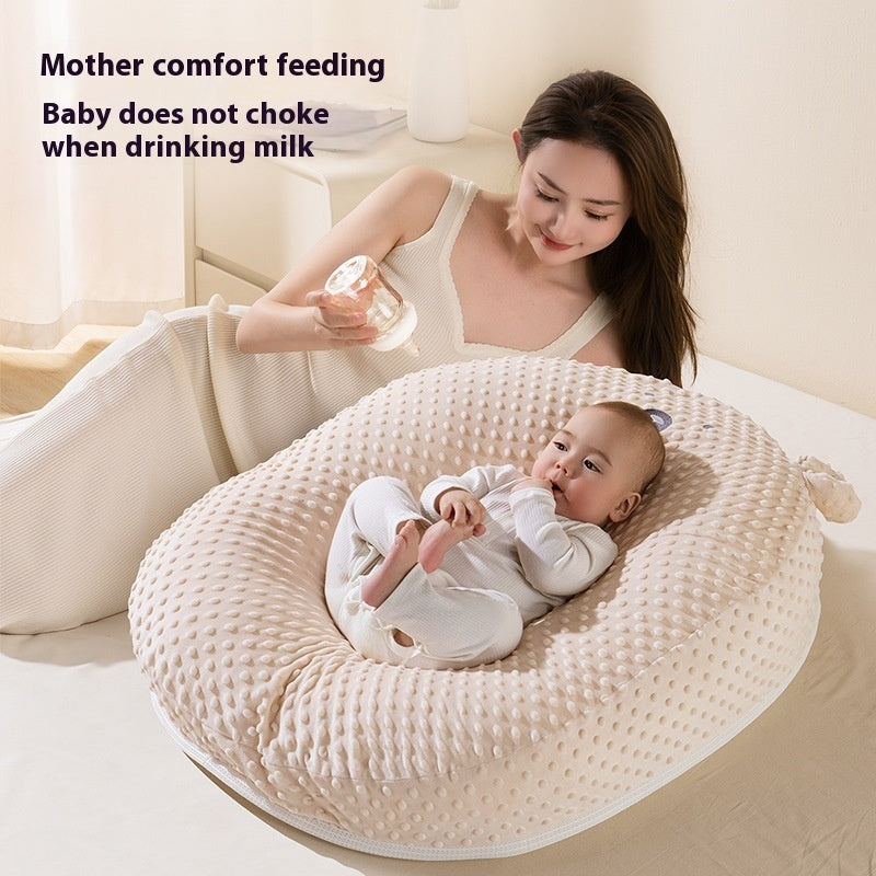 Baby Sleep Ramp – Anti-Spill Feeding Slope Nursing Pillow