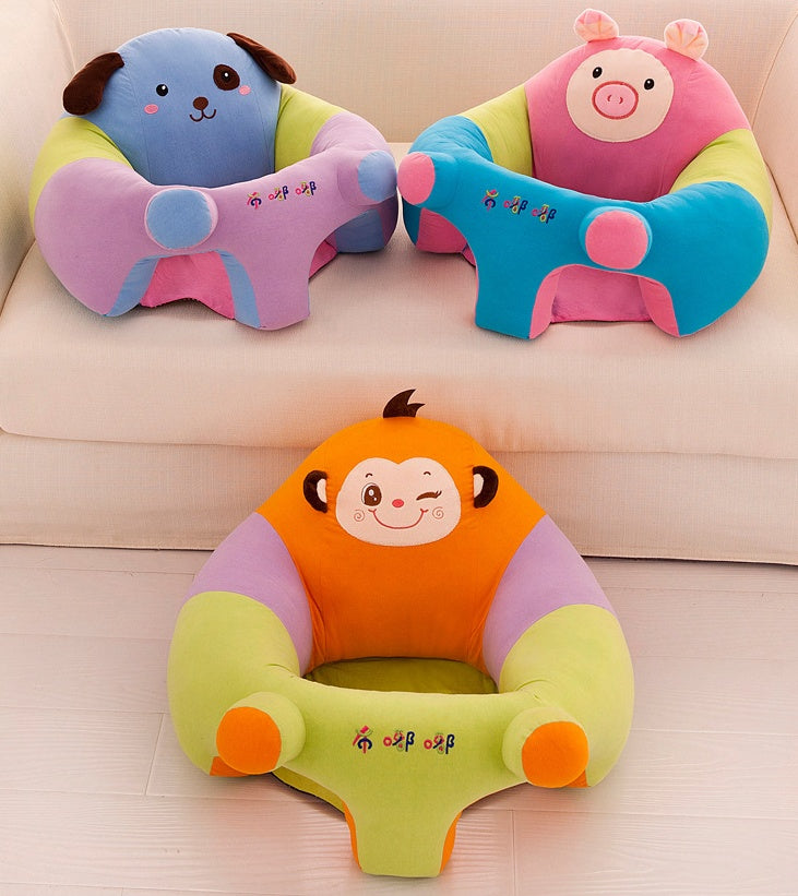 Baby Bean Bag Chair – Washable Cartoon Sofa Cover (No Filling)