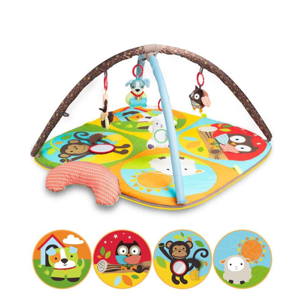 Baby Play Mat – Zoo Sensory Gym for Infants by Keeygo
