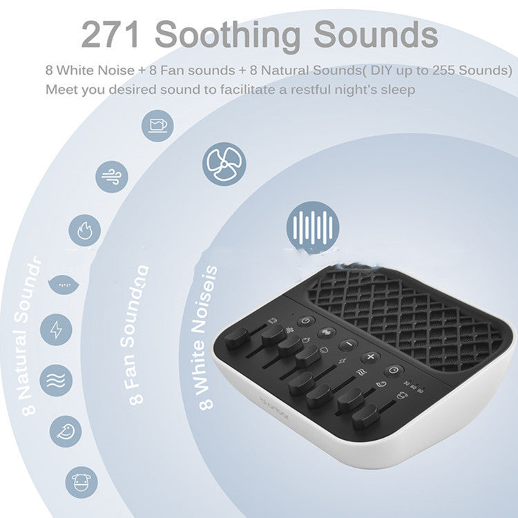 White Noise Sleep Aid – Fan & Nature Sounds with Headphone Jack