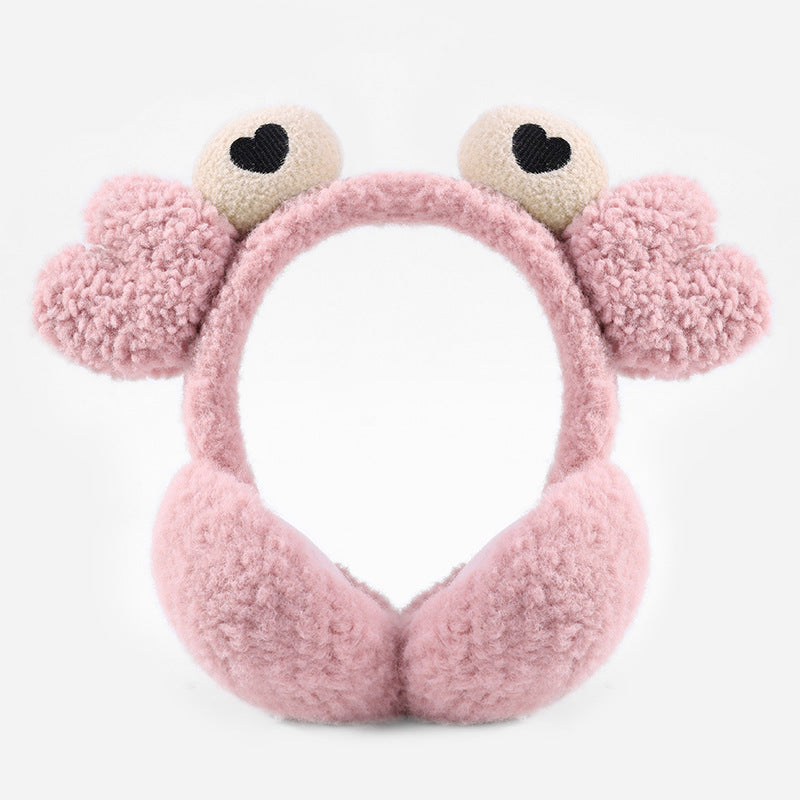 Children's Earmuffs – Velvet Windproof Winter Warmers Pink