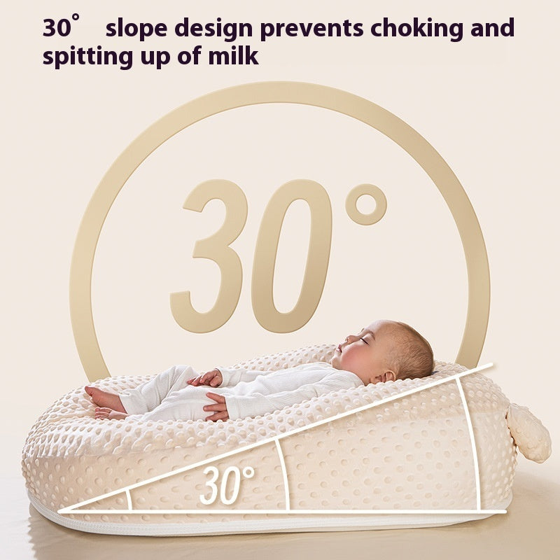 Baby Sleep Ramp – Anti-Spill Feeding Slope Nursing Pillow