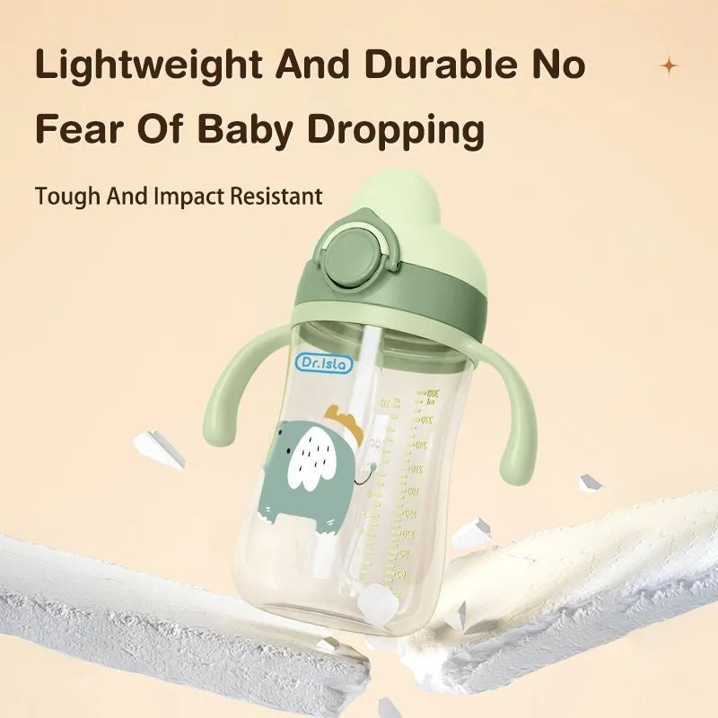 Baby Water Bottle – Portable 300ml Leakproof Sippy Cup