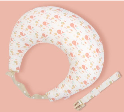 Nursing Pillow – Adjustable Maternity Breastfeeding Cushion Pink whale