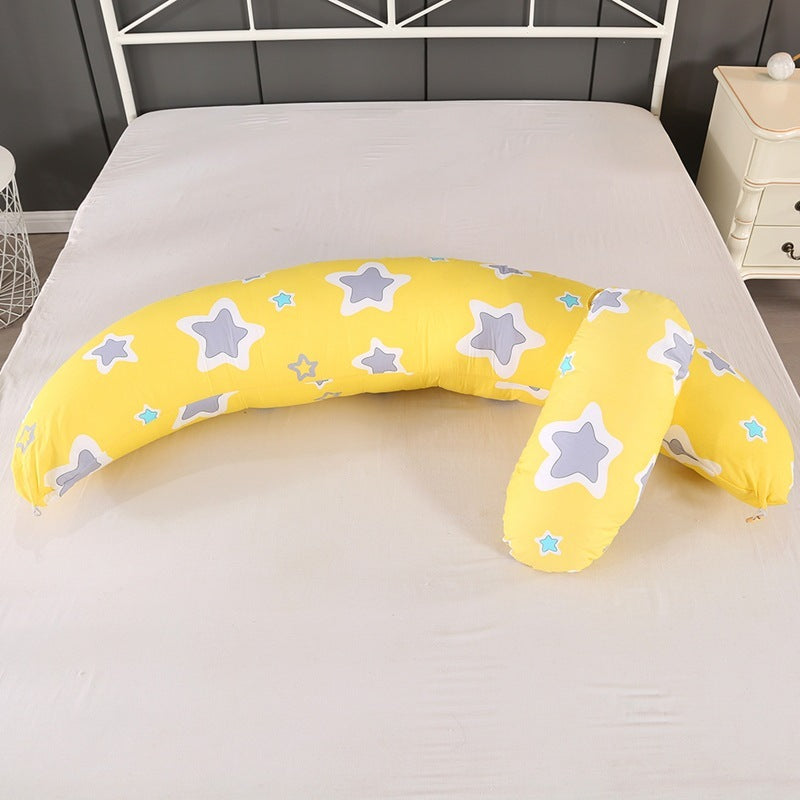 Breastfeeding Pillow – Moon-Shaped Maternity & Nursing Cushion