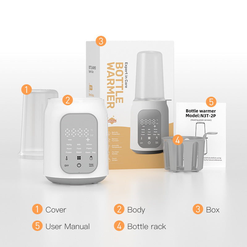 Milk Warmer – Baby Bottle Sterilizer & Heater, 1-Bottle Use