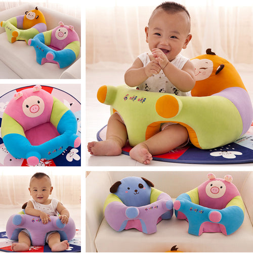 Baby Bean Bag Chair – Washable Cartoon Sofa Cover (No Filling)