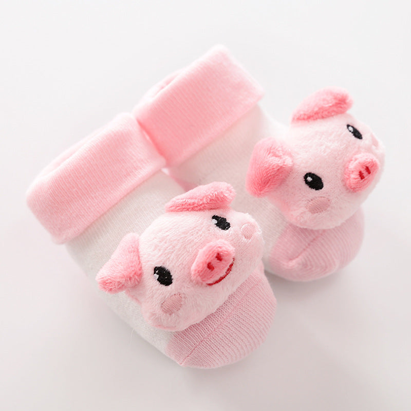 Baby Socks – Soft Cotton Anti-Slip Socks for Infants Pink