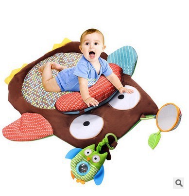 Baby Crawling Play Mat - Cartoon Owl Soft Baby Floor Mat