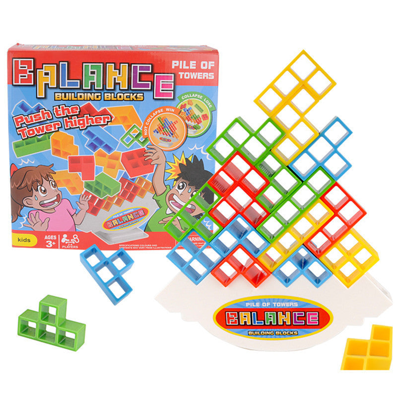 Stacking Board Game – Tower Block Puzzle for Kids & Adults
