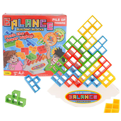 Stacking Board Game – Tower Block Puzzle for Kids & Adults