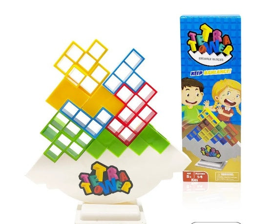 Stacking Board Game – Tower Block Puzzle for Kids & Adults