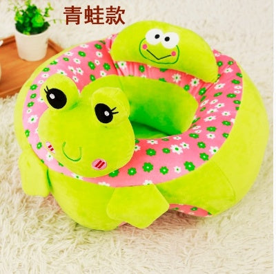 Baby Sofa Plush Toy – Cartoon Learning Seat for Toddlers Yellow