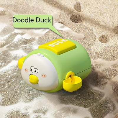 Clockwork Bath Toys – Fun Wind-Up Water Toys for Kids Green Duck