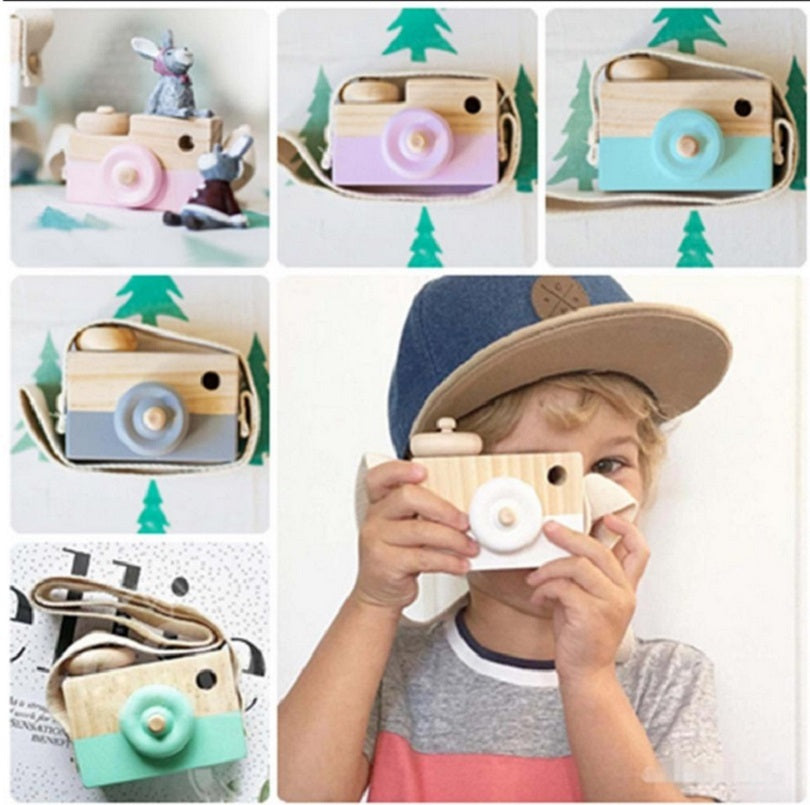 Wooden Camera Toy – Educational Gift for Kids & Babies