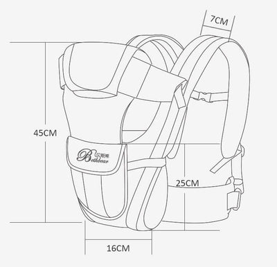 Double Shoulder Baby Carrier for Moms – Comfortable & Secure