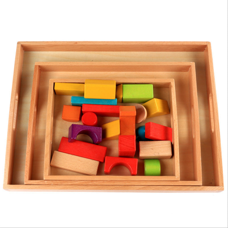 Montessori Sorting Box – Wooden Early Learning Tray