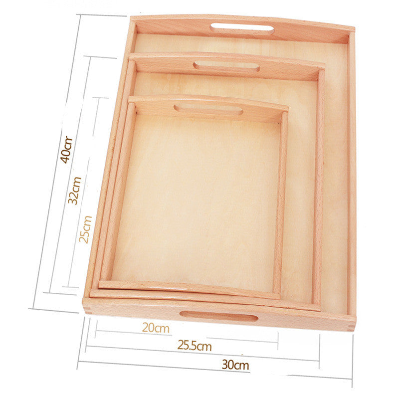 Montessori Sorting Box – Wooden Early Learning Tray