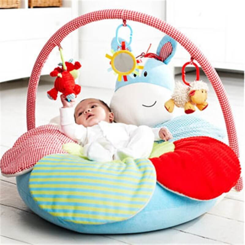 Baby Inflatable Play Blanket – Multifunctional & Fun Mat Blue
