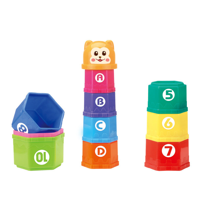 Stacking Cups for Babies - Bear Puzzle Toy Set